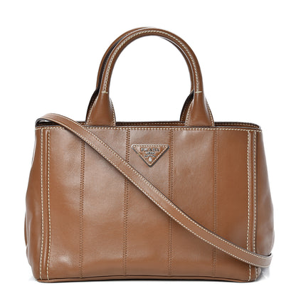 Prada Soft Calfskin Tote Cannella 1 of 14