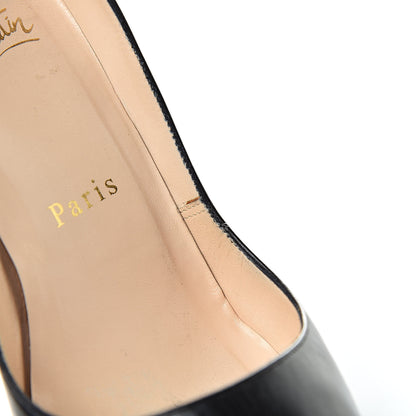 Christian Louboutin Kid Very Prive 120 Pumps 36 Black Red 13 of 13