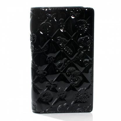 Chanel Patent Calfskin Lucky Symbols Yen Wallet Black 1 of 10