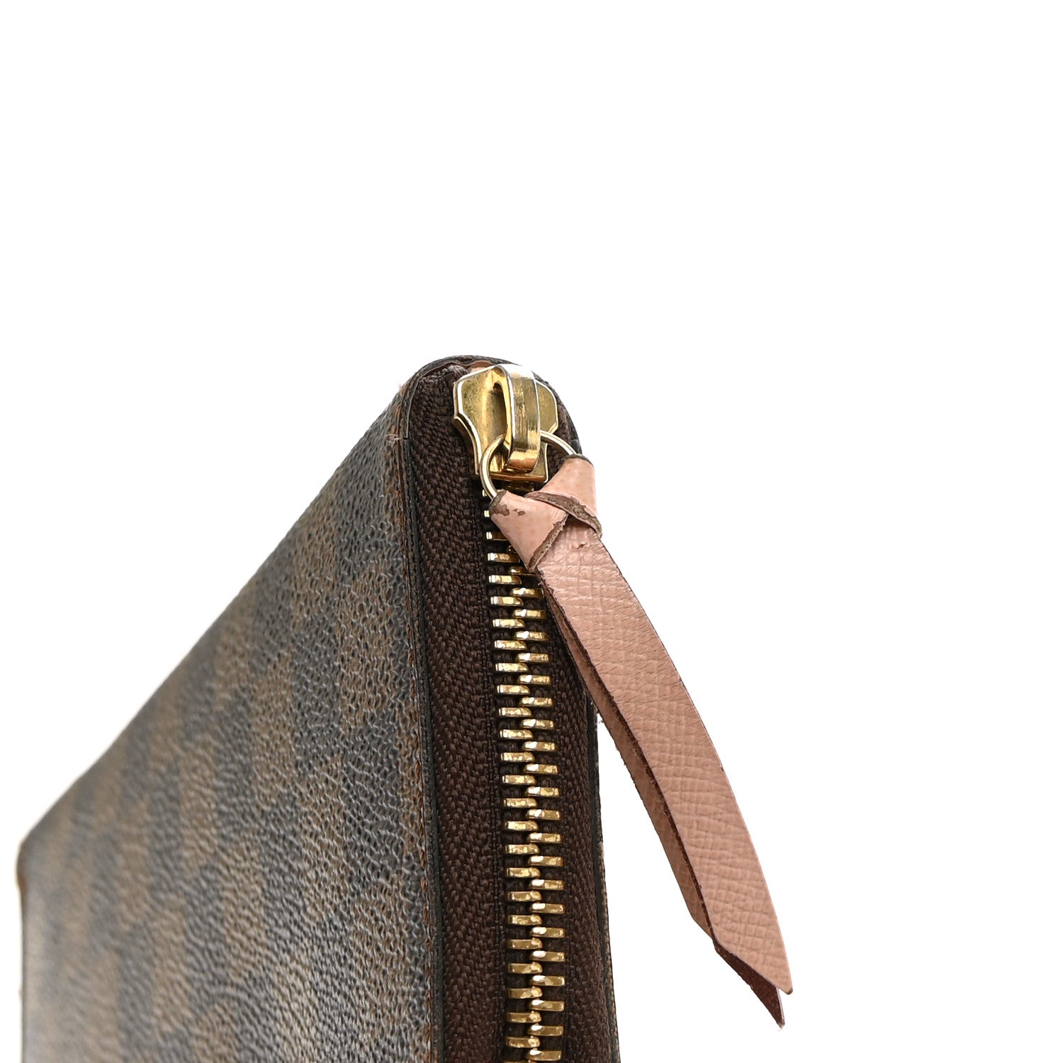 Louis Vuitton Damier Ebene Clemence Wallet Rose Ballerine 8 of 8