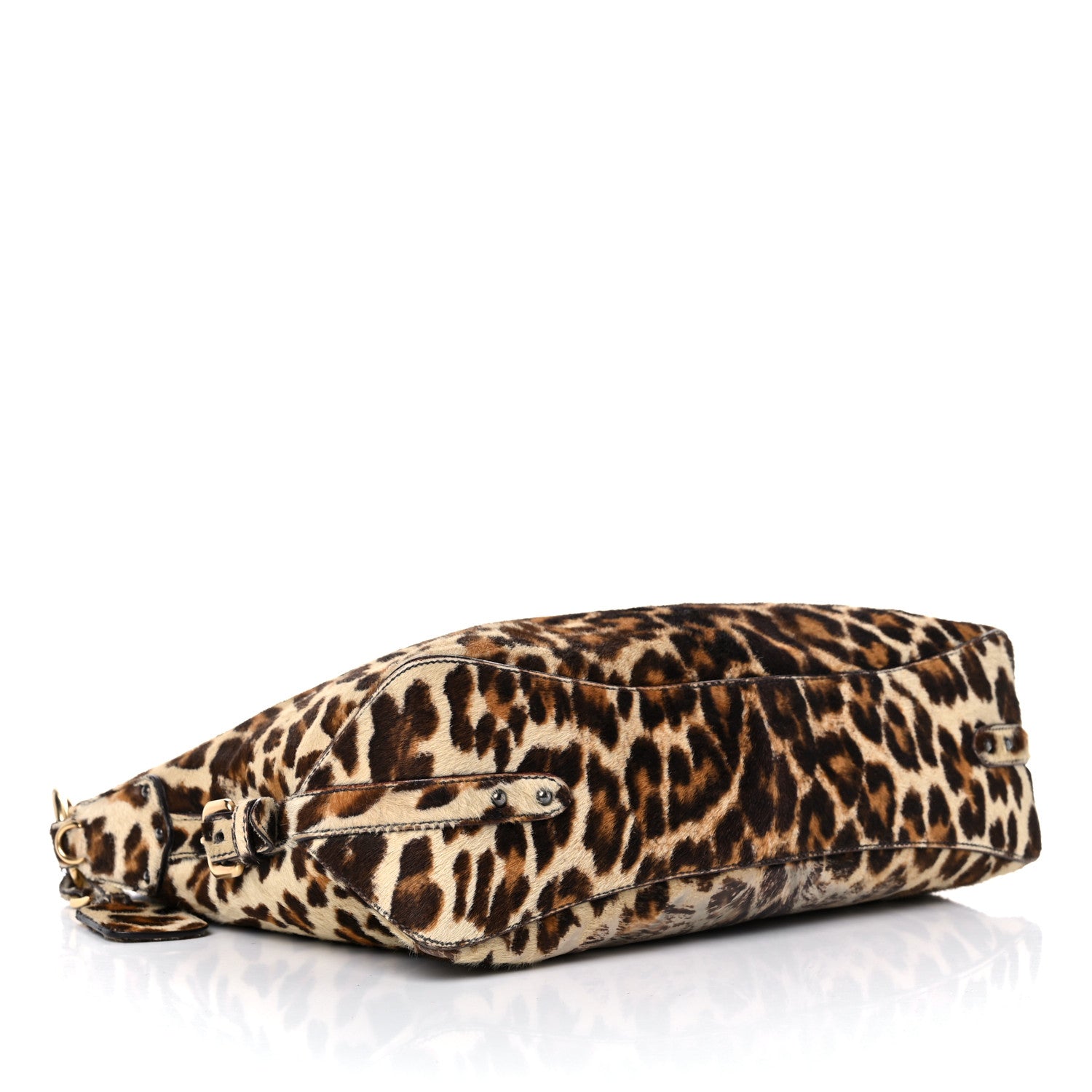 Prada Cavallino Leopard Print Shoulder Bag Avorio 1068044