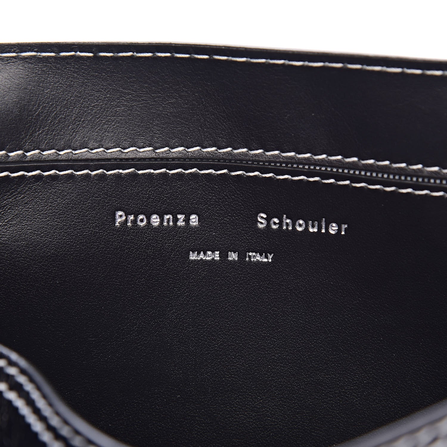 Proenza Schouler Lambskin PS1+ Mini Pouch Messenger Black 7 of 10