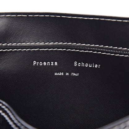 Proenza Schouler Lambskin PS1+ Mini Pouch Messenger Black 7 of 10