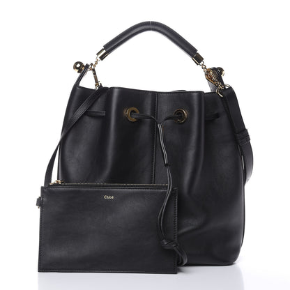 Chloe Calfskin Gala Medum Bucket Bag Black 3 of 11