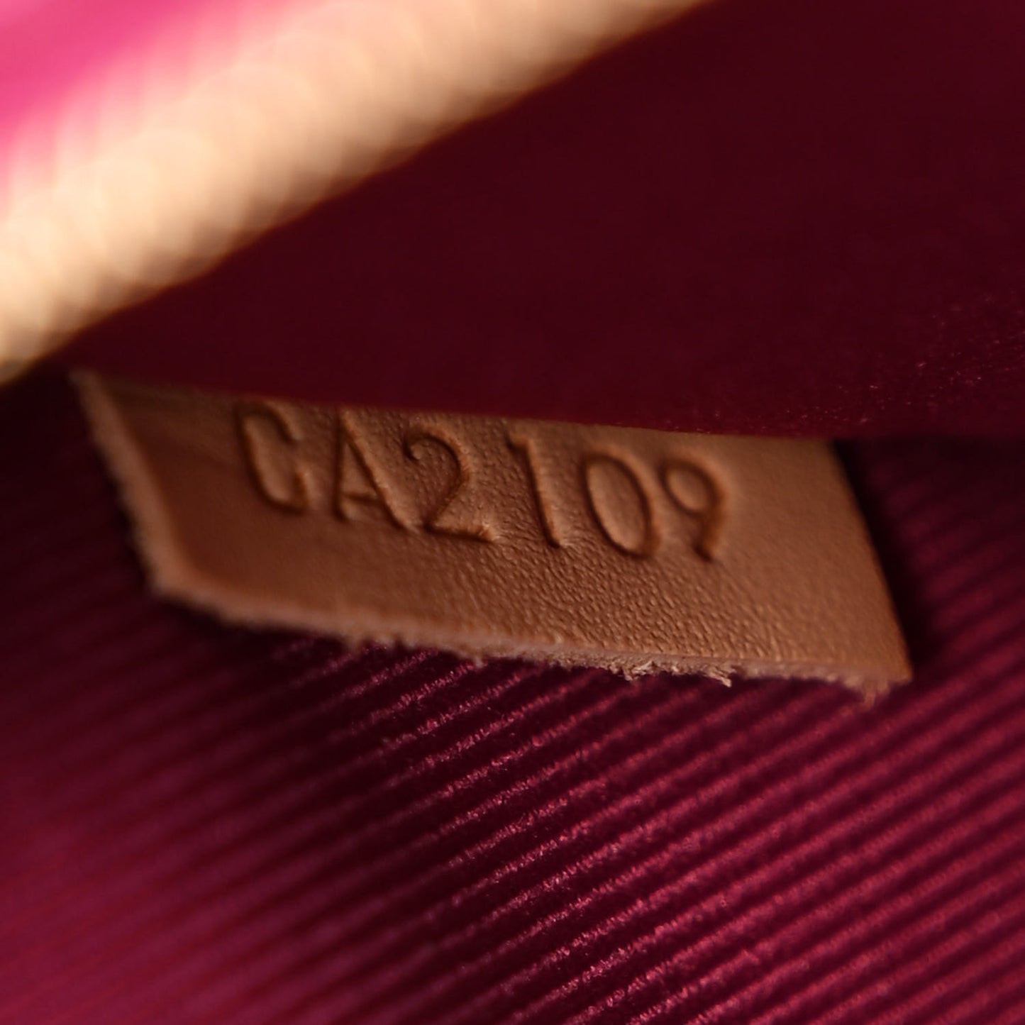 Monogram Cluny BB Bordeaux Fuchsia