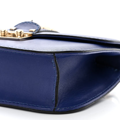 Valentino Garavani Vitello Small Glam Lock Rockstud Flap Blue China 10 of 13