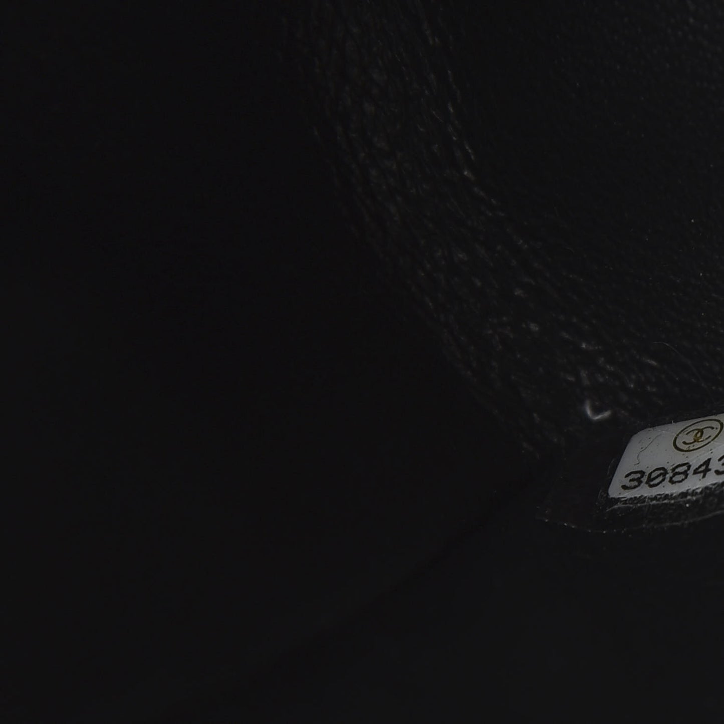 Lambskin Quilted Mini Rectangular Flap Black