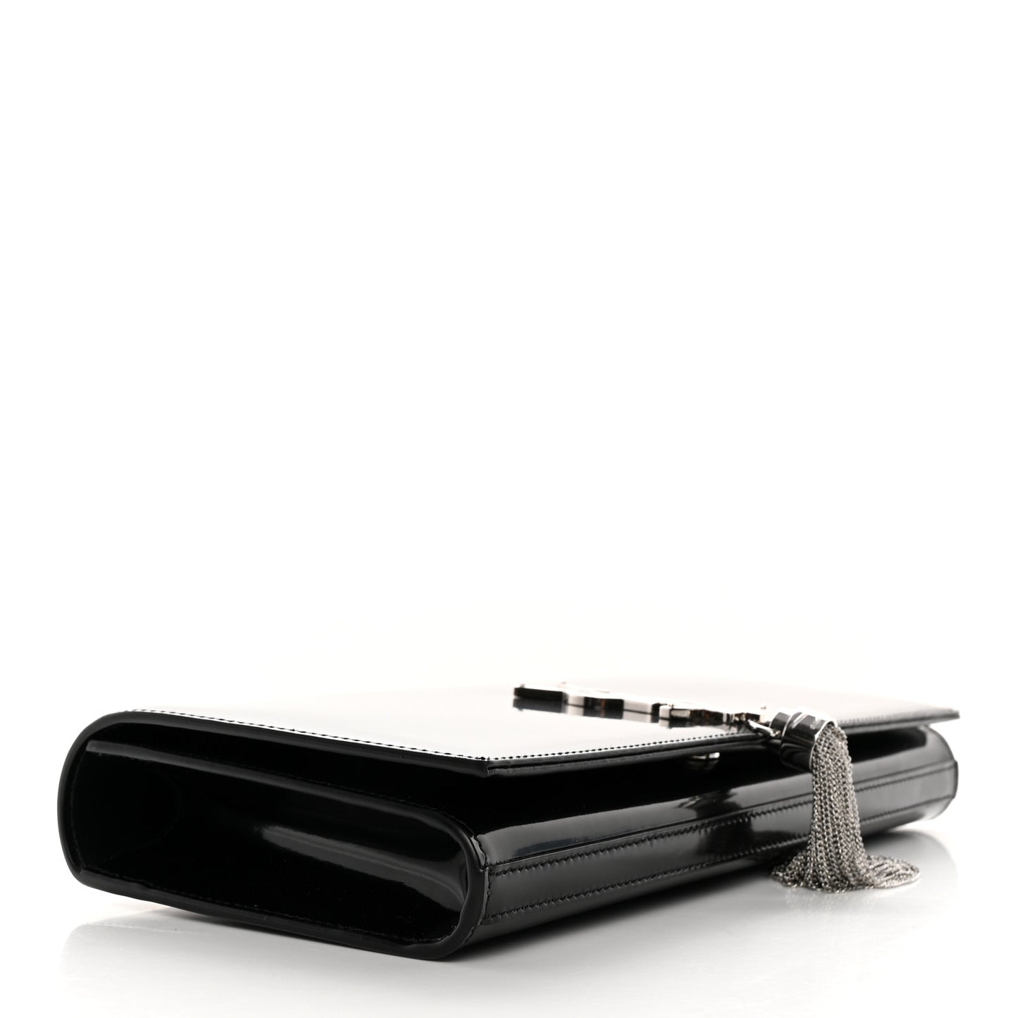 Patent Cassandre Tassel Clutch Black