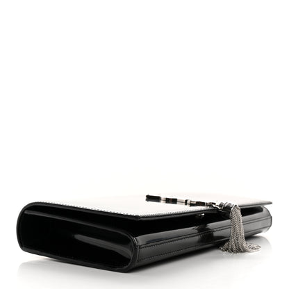 Saint Laurent Patent Cassandre Tassel Clutch Black 4 of 7