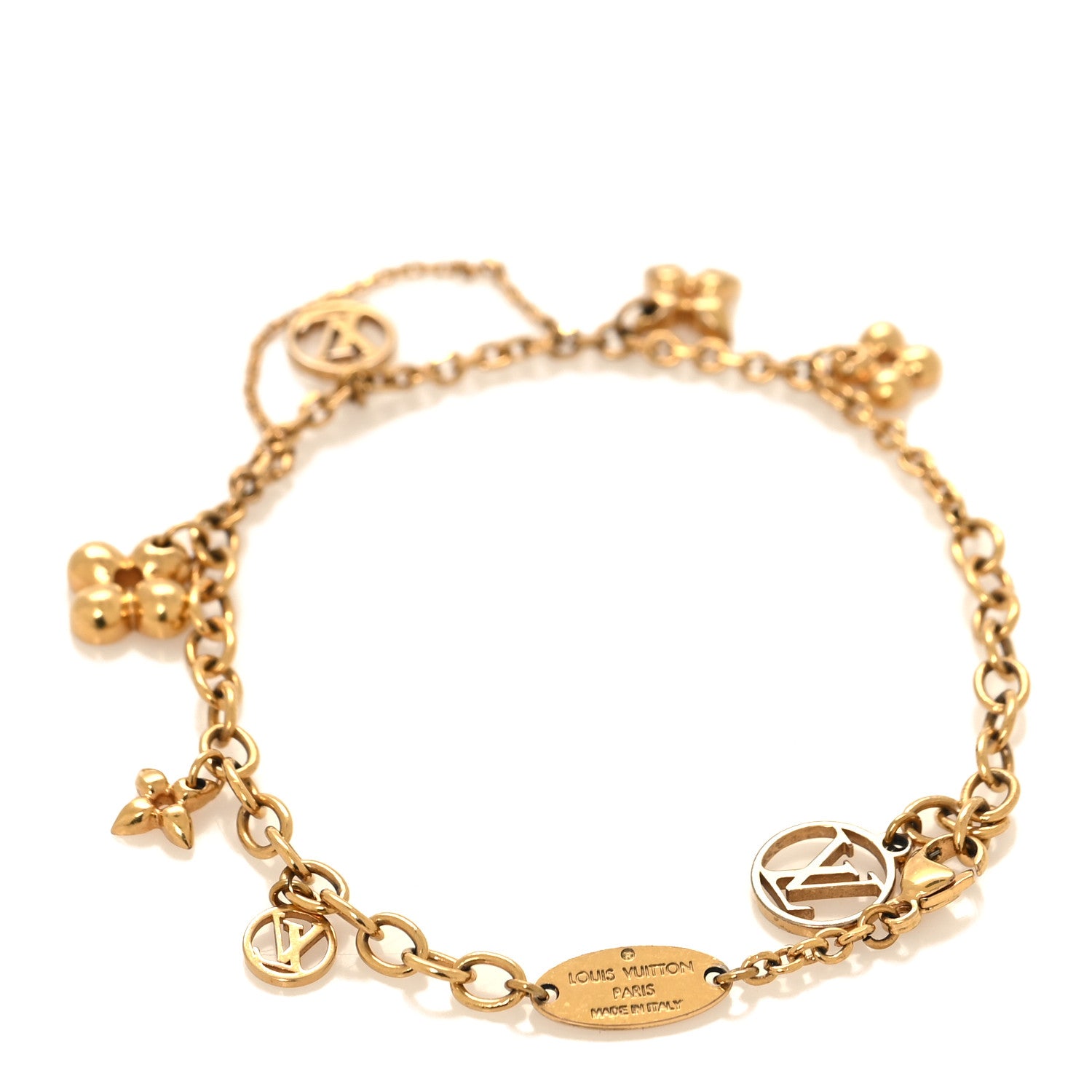 Louis Vuitton Metal Monogram Blooming Supple Bracelet 3 of 6