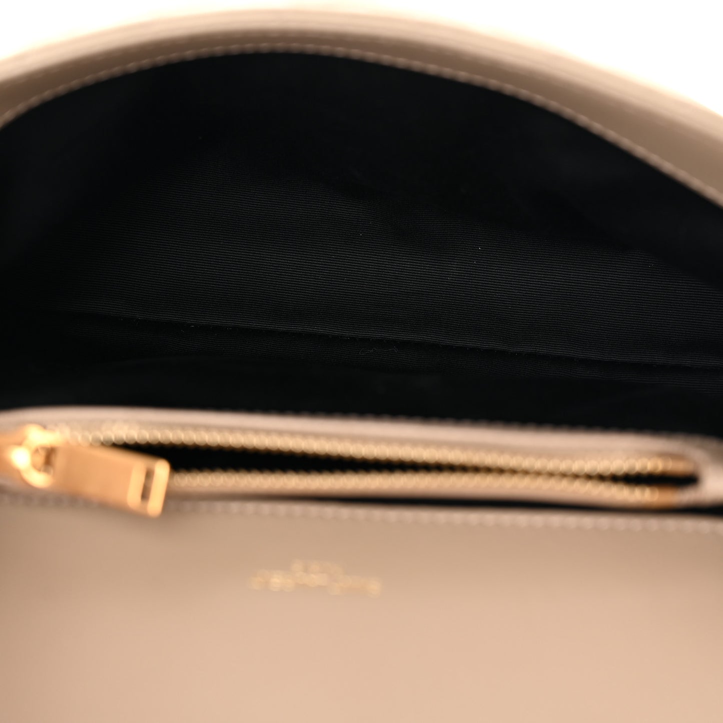 Suede Matelasse Chevron Monogram Medium College Bag Matte Gold