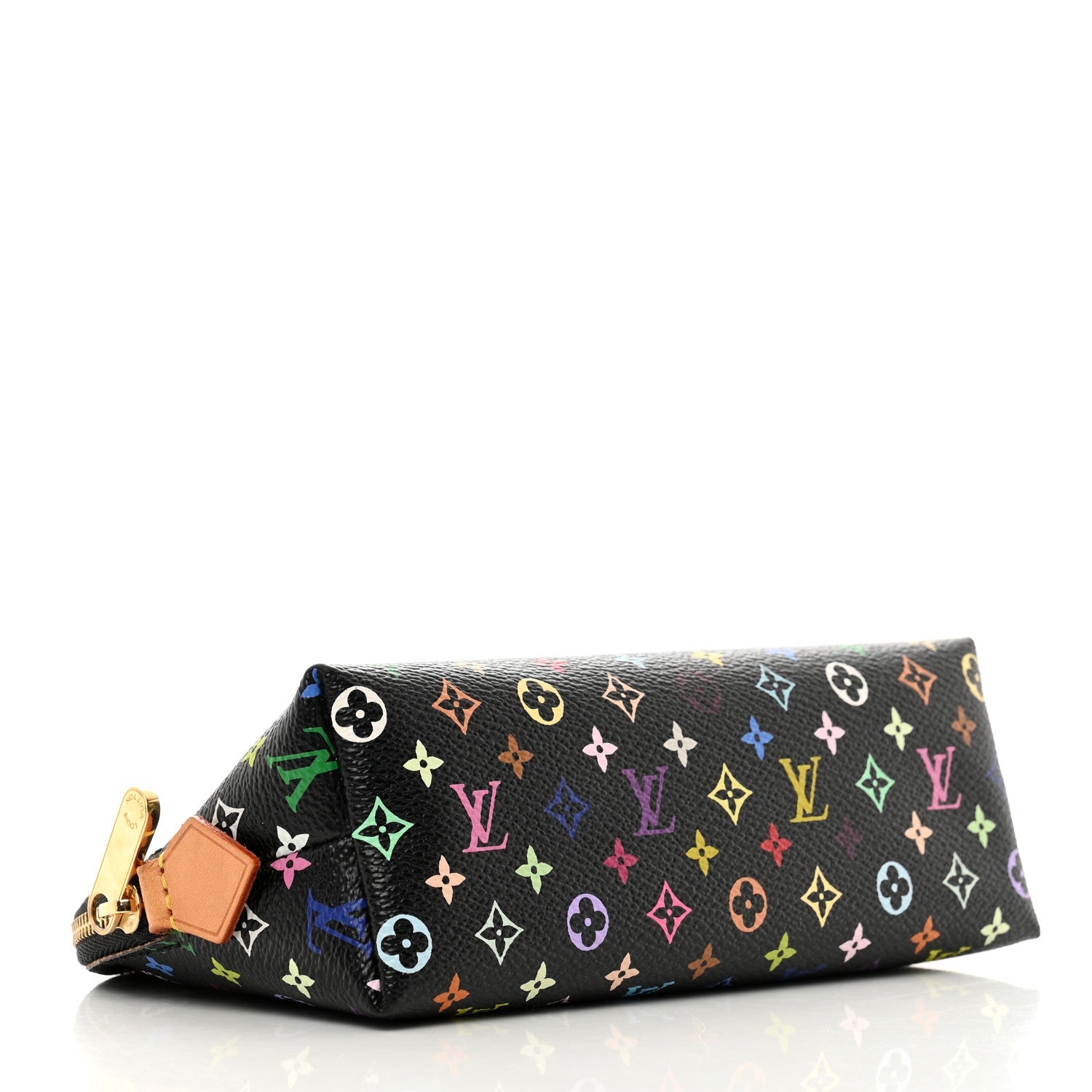 Louis Vuitton Monogram Multicolor Cosmetic Pouch Black Grenade 4 of 7