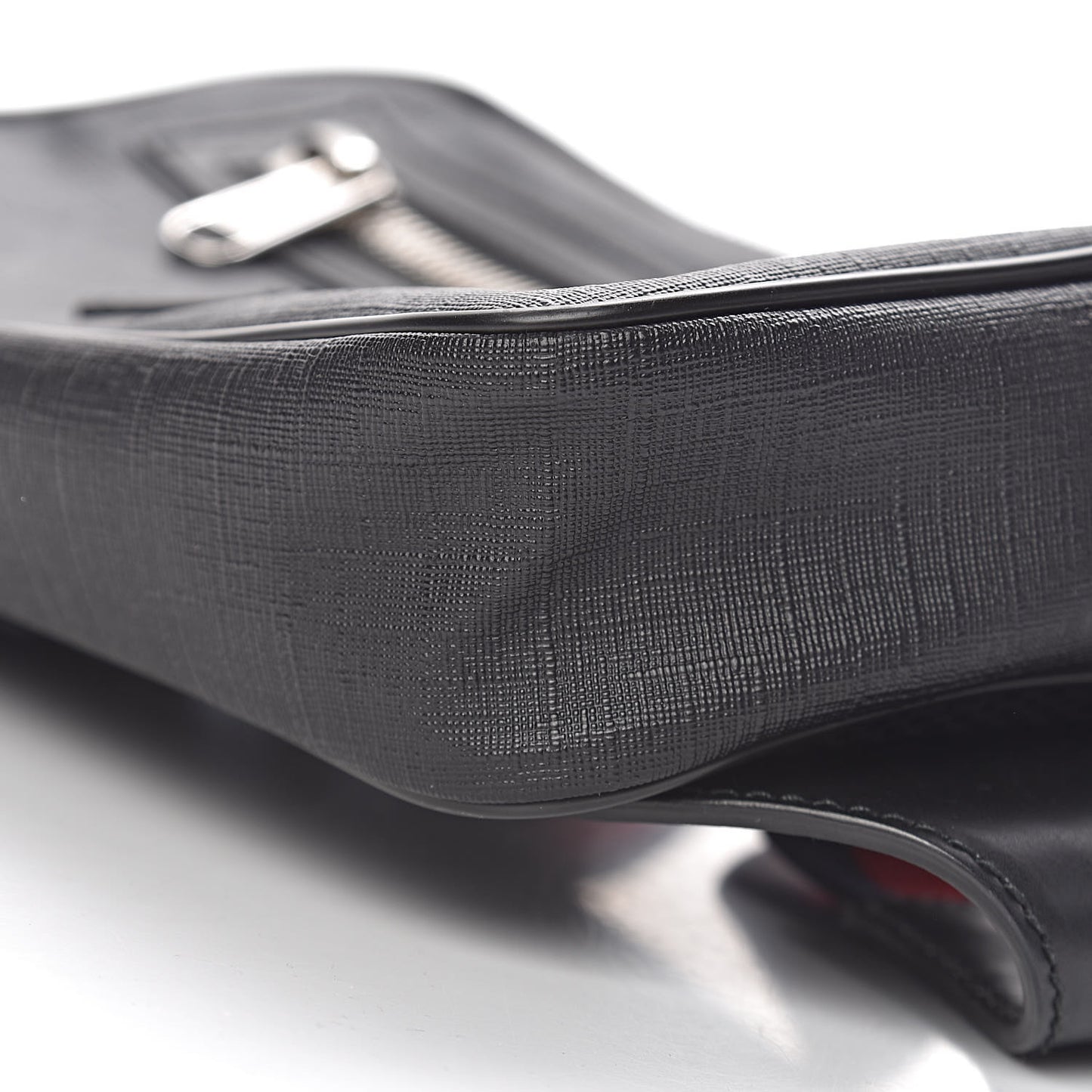 Soft GG Supreme Monogram Web Belt Bag Black Grey