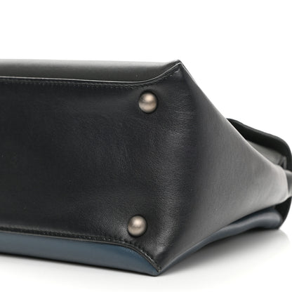 Bottega Veneta Nappa Small Bicolor Piazza Bag Ferro Gray Denim 9 of 11