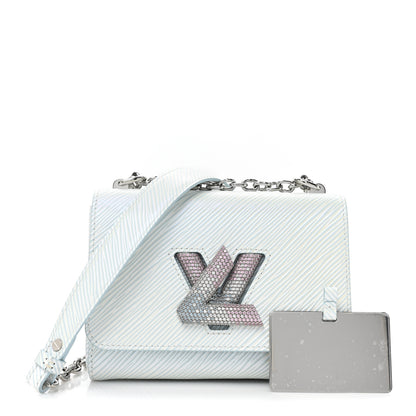 Louis Vuitton Epi Chain Shoulder Bag Icy Blue 3 of 10