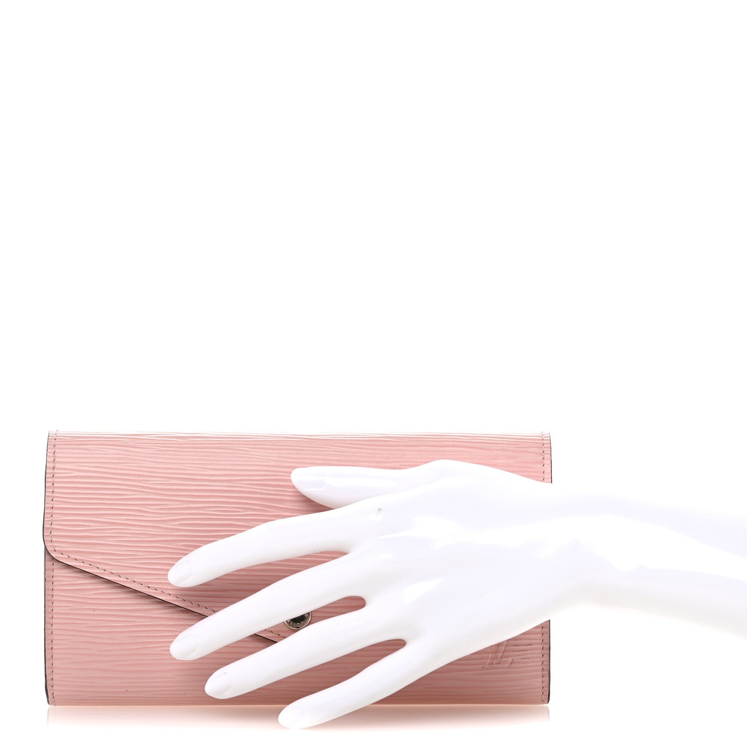 Louis Vuitton Epi Sarah Wallet NM Rose Ballerine 2 of 10