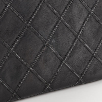 Chanel Calfskin Stitched Thin City Clutch Black 8 of 8