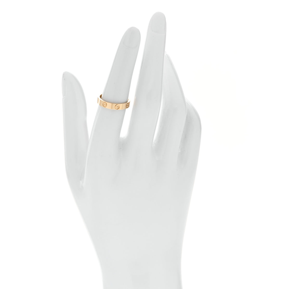 Cartier 18K Yellow Gold 3.5mm LOVE Wedding Band Ring 52 6 2 of 5