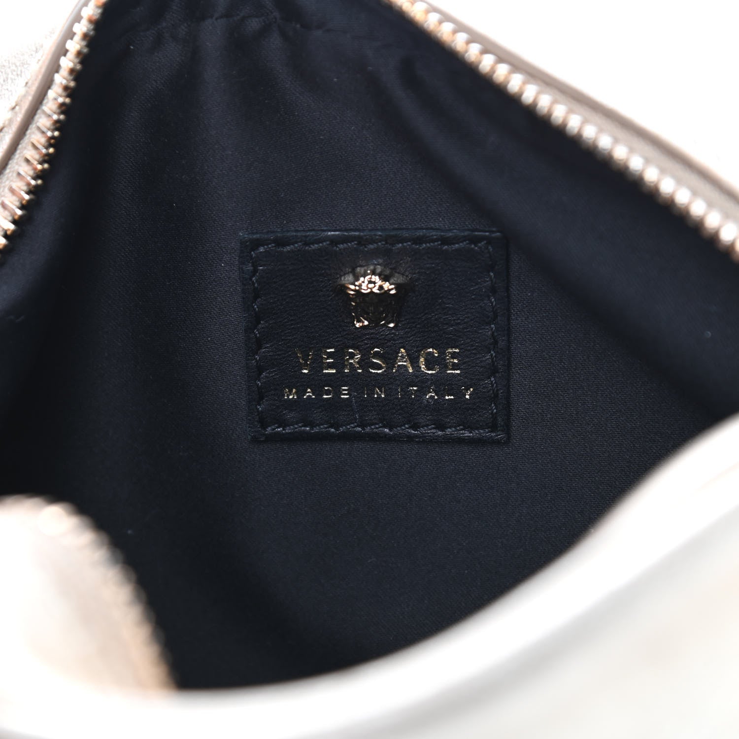 Versace Grained Calfskin Palazzo Medusa Camera Bag Gold 6 of 8