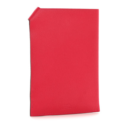 Hermes Chevre Chamkila Tarmac PM Passport Holder Rose Extreme 3 of 10