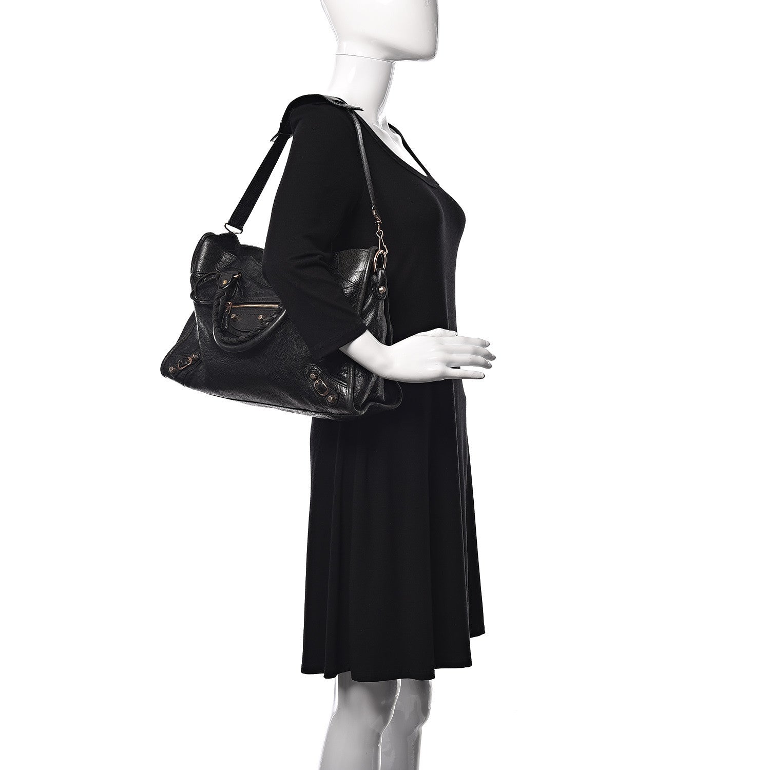 Balenciaga Agneau Giant 12 Rose Gold Hardware City Black 2 of 14