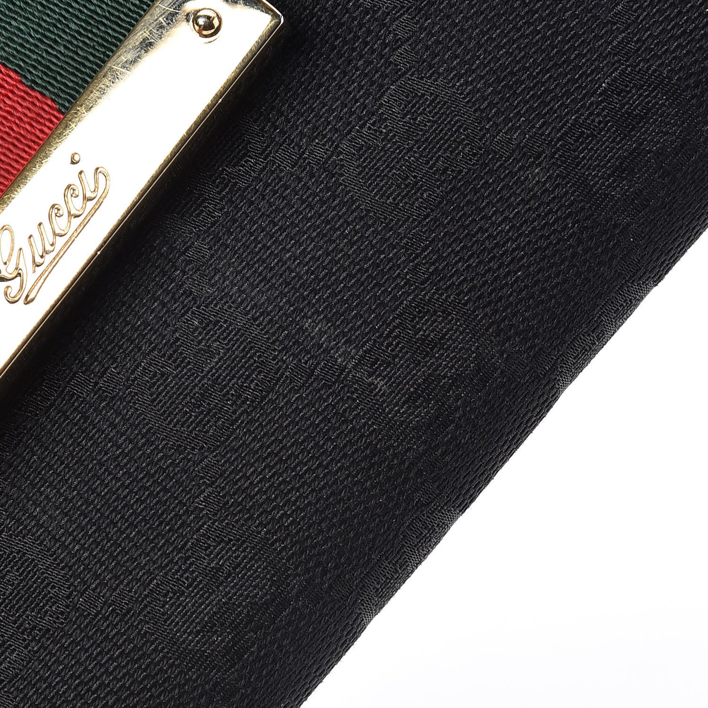 Monogram Ladies Web Continental Wallet Black