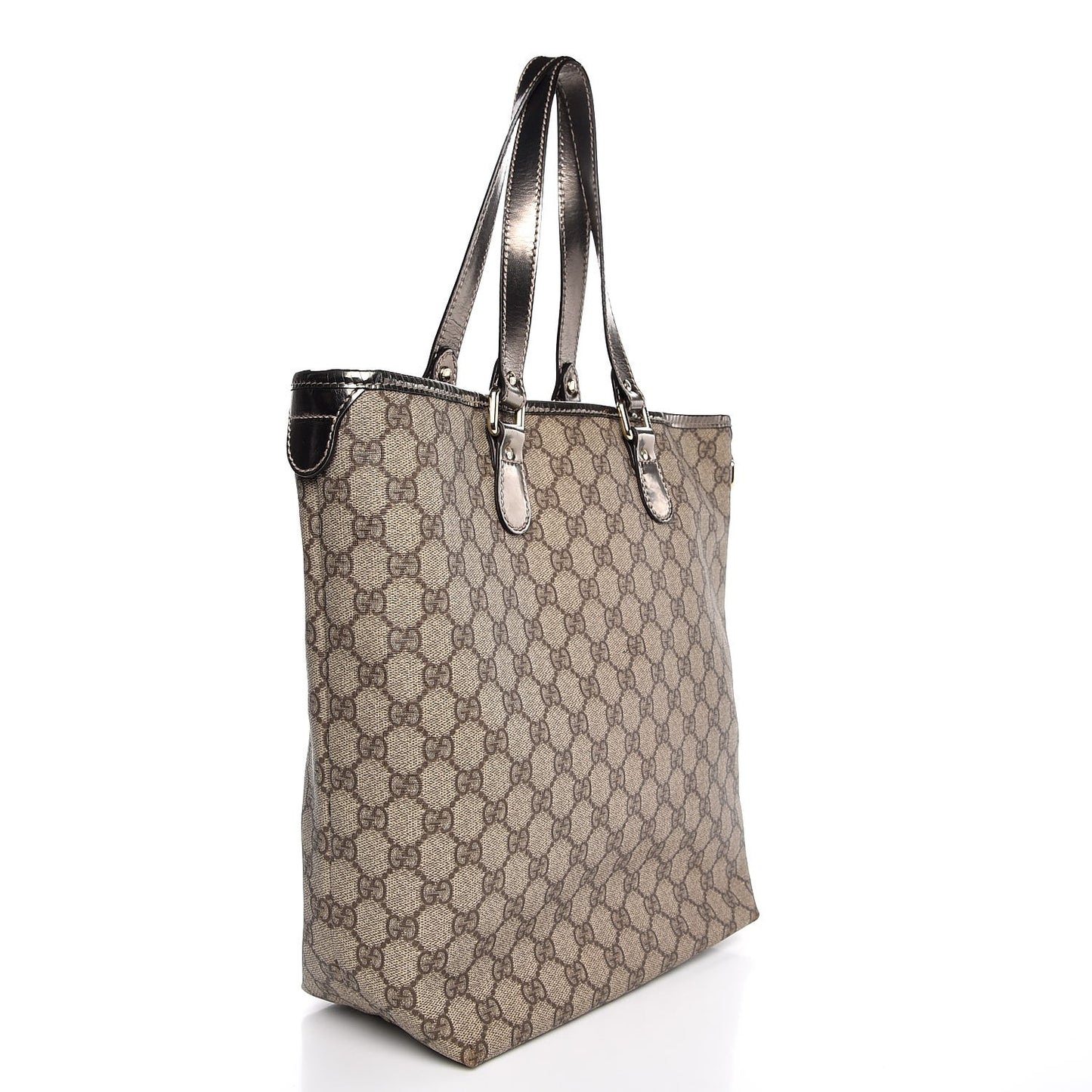GG Plus Monogram Medium Joy Tote Gunmetal