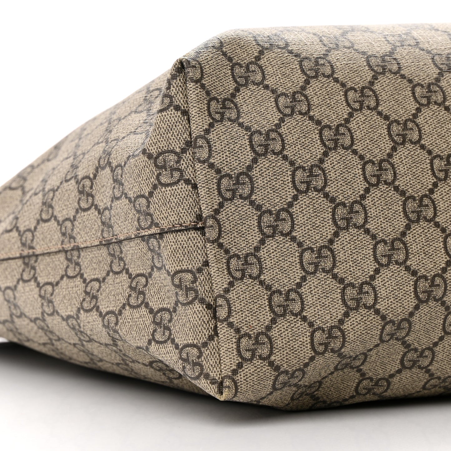 GG Supreme Monogram Medium Ophidia Shopping Tote Brown