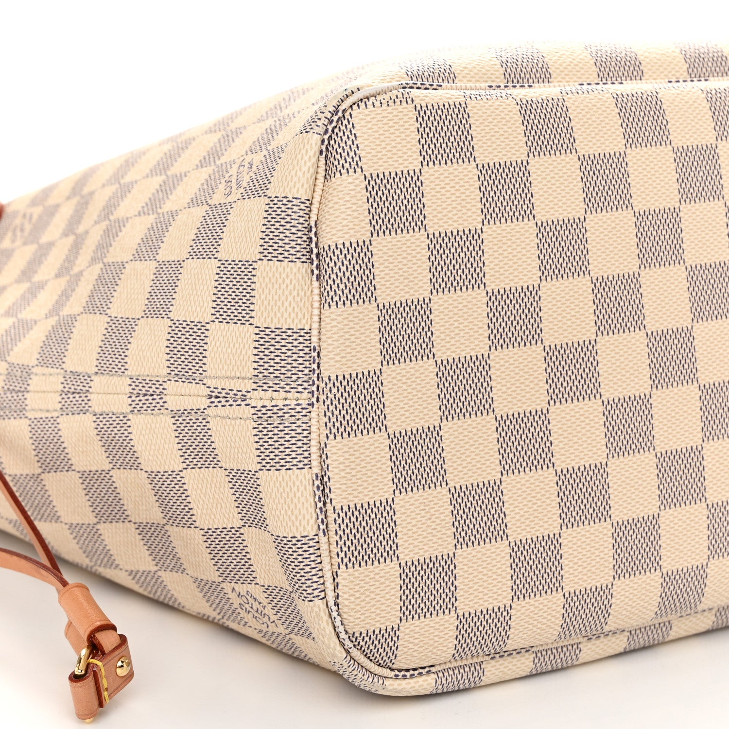 Louis Vuitton Damier Azur Neo Neverfull MM Rose Ballerine 10 of 13