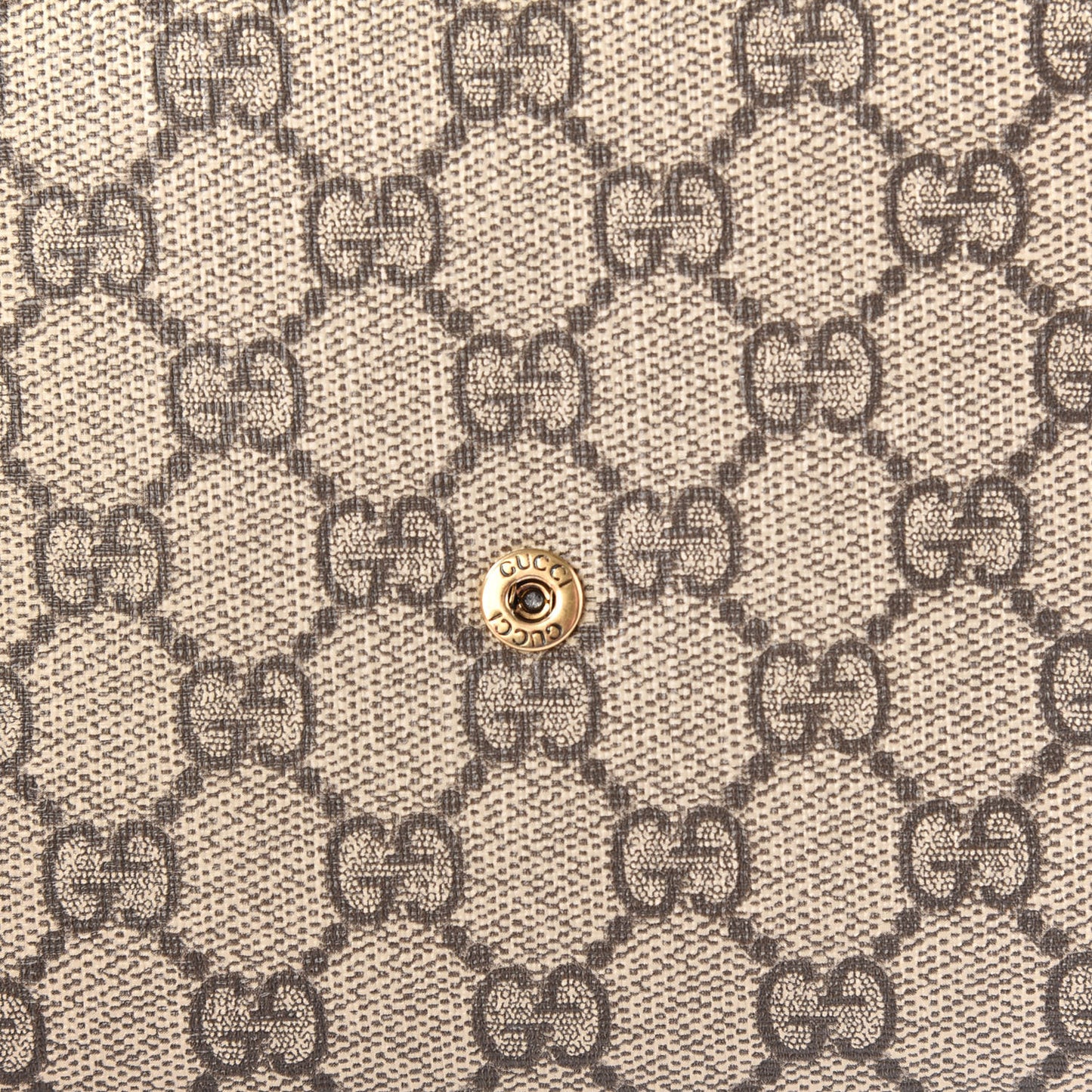 GG Supreme Monogram Mini Peony Pearly Clutch Black