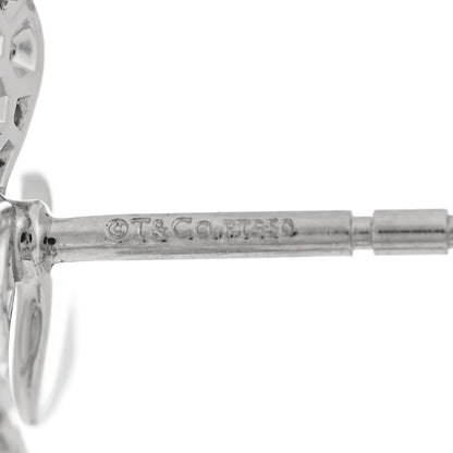 Tiffany Platinum Diamond Paper Flowers Earrings 4 of 5
