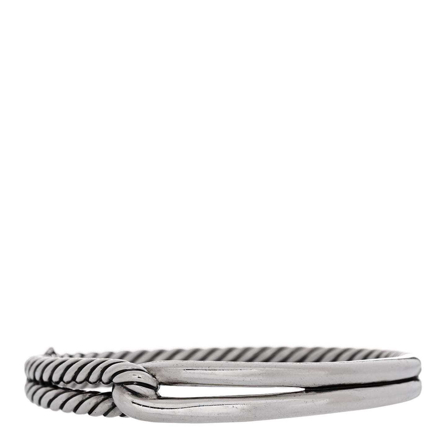 Sterling Silver 10mm Single Loop Labyrinth Bracelet