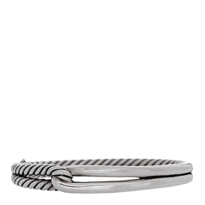David Yurman Sterling Silver 10mm Single Loop Labyrinth Bracelet 1 of 3