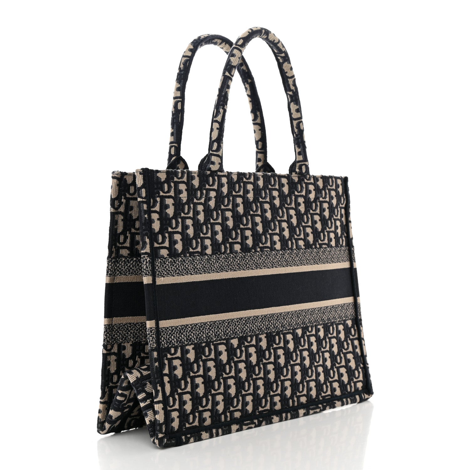 Christian Dior Oblique Medium Book Tote Blue Multicolor 3 of 13