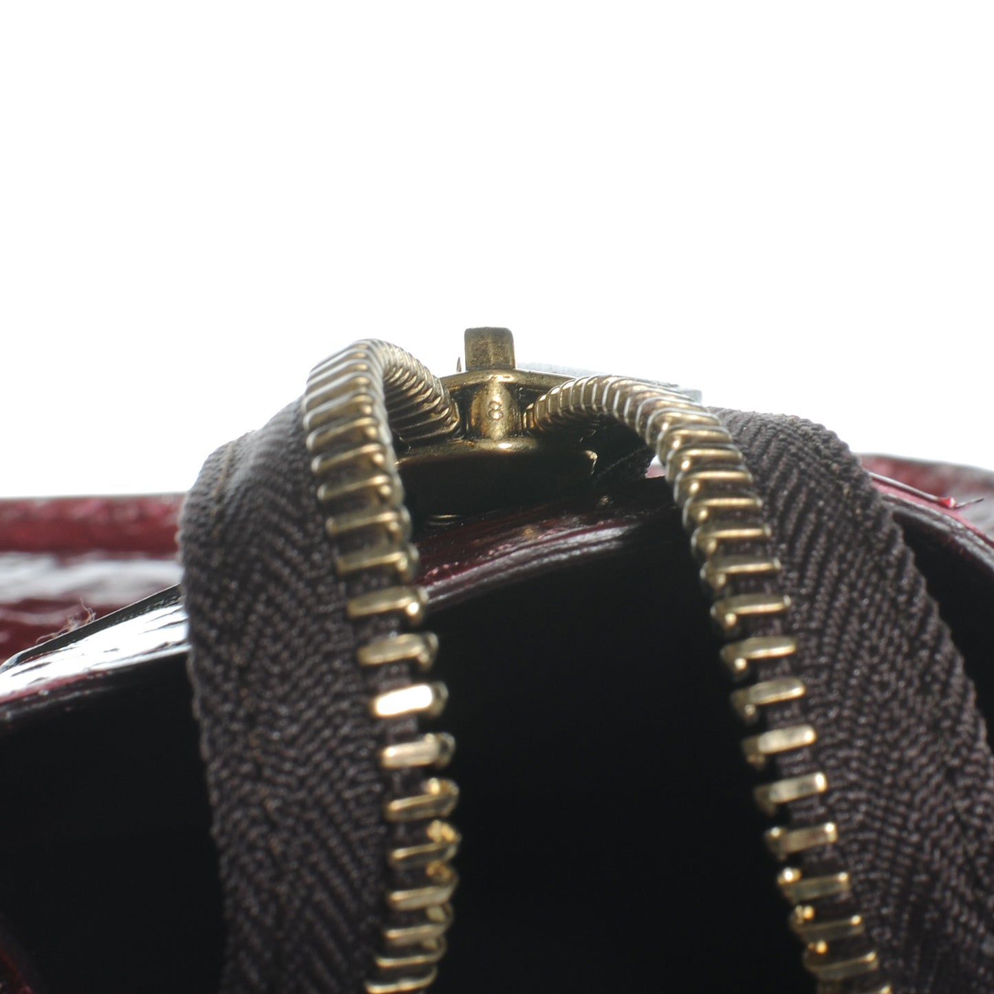 Python Mini Luggage Burgundy