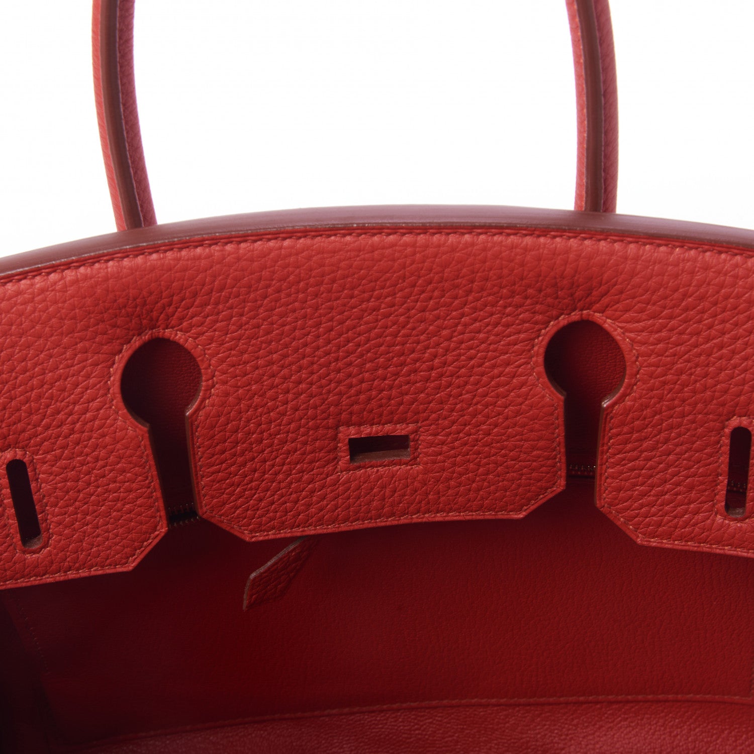 Hermes Togo Birkin 30 Rouge Casaque 21 of 31