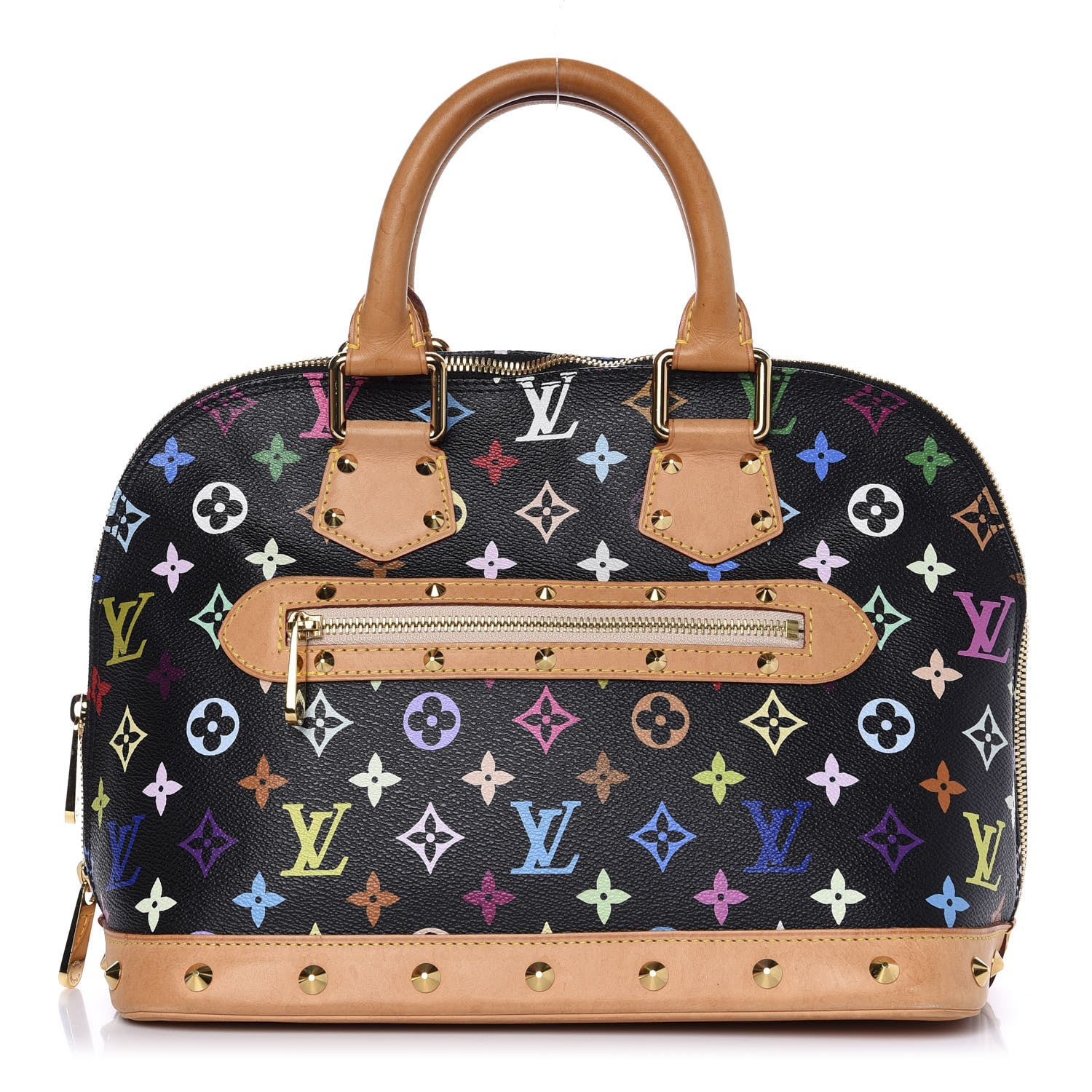 Louis Vuitton Monogram Multicolor Alma Black 1 of 8