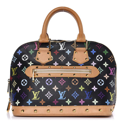 Louis Vuitton Monogram Multicolor Alma Black 1 of 8