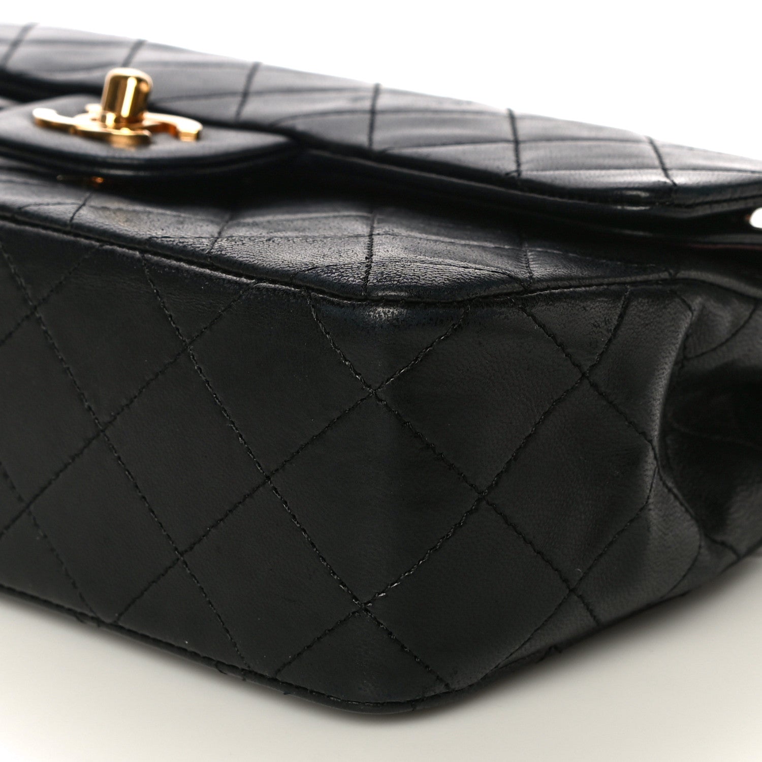 Chanel Lambskin Quilted Small Double Flap Black 6 of 26