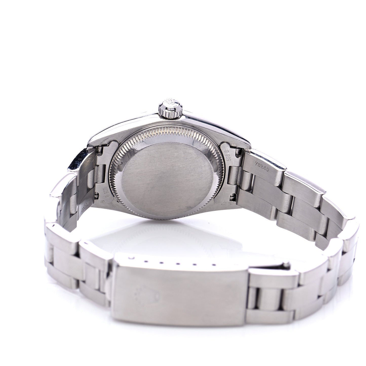 Stainless Steel 24mm Oyster Perpetual Watch Pink 76080