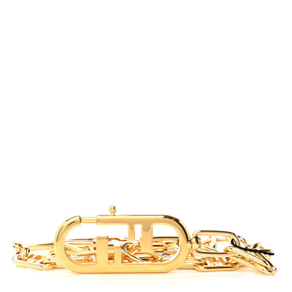 Fendi Metal O'Lock Strap You Gold 1 of 6