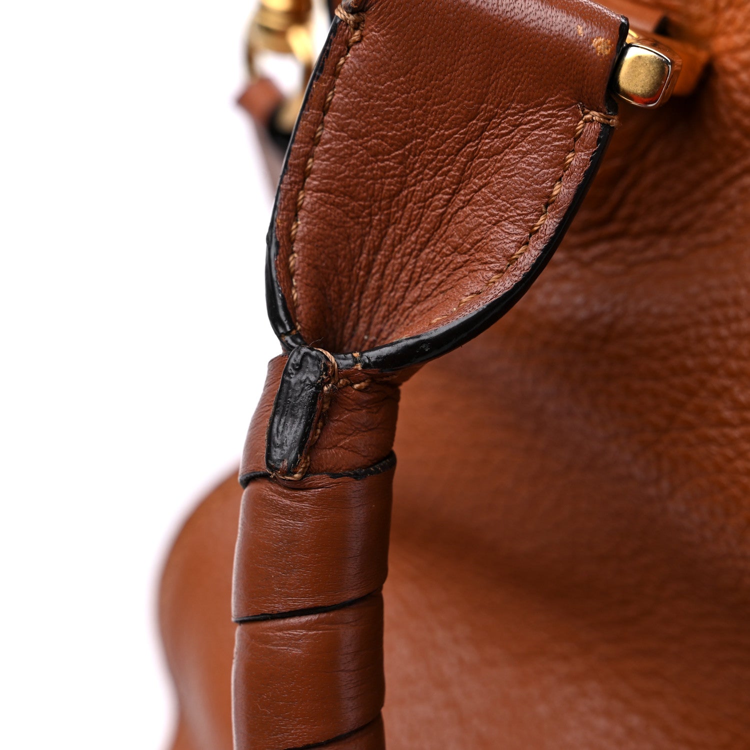 Chloe Calfskin Medium Marcie Satchel Tan 16 of 17