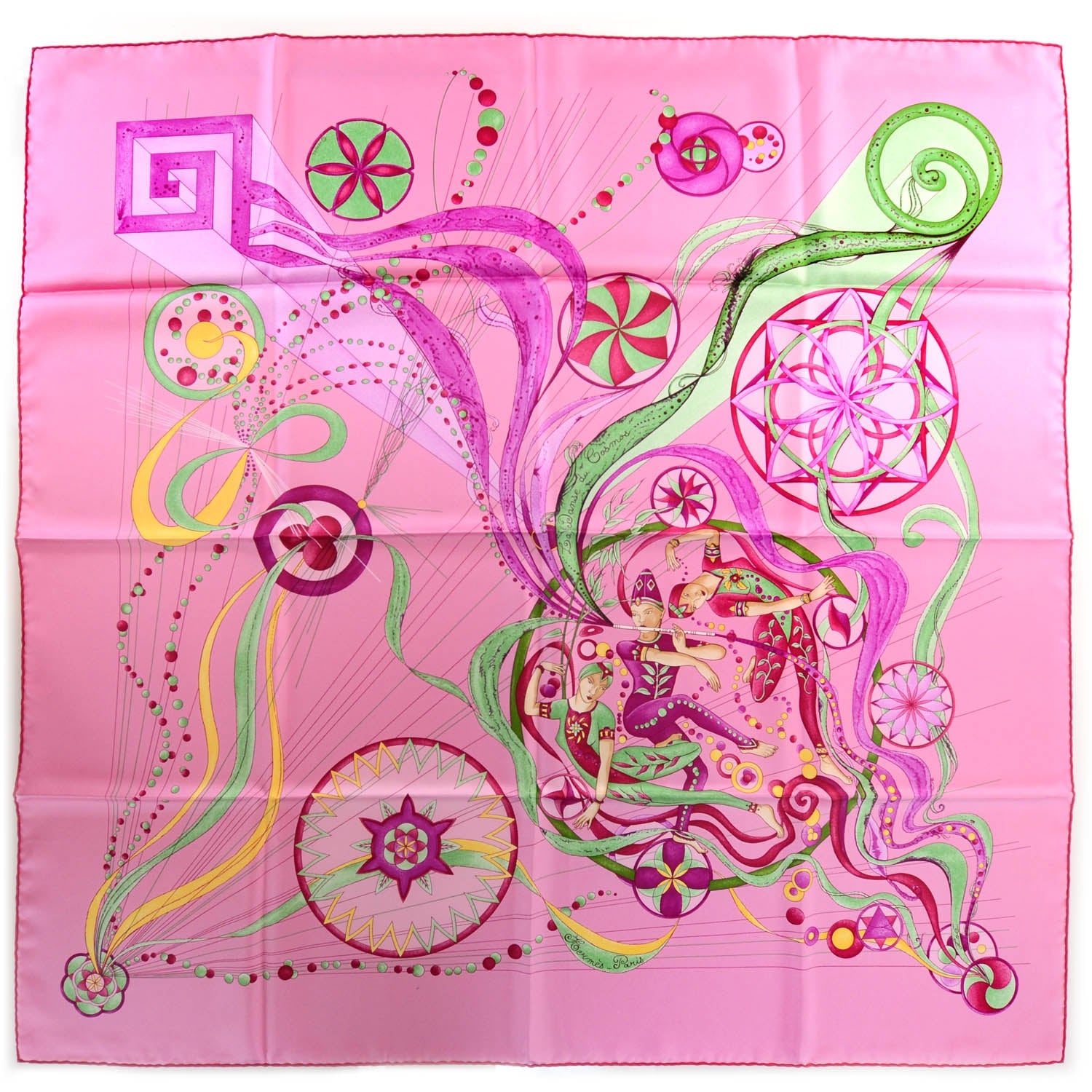 Hermes Silk La Danse du Cosmos Scarf 90 2 of 7
