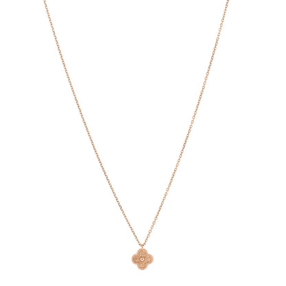Van Cleef & Arpels 18K Rose Gold Sweet Alhambra Pendant Necklace 1 of 5