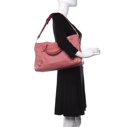 Balenciaga Agneau Giant 12 Gold Hardware City Rose Bombon Raspberry 2 of 10