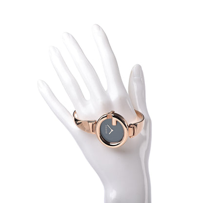 Gucci Stainless Steel 36mm Guccissima Quartz Watch Black 2 of 6