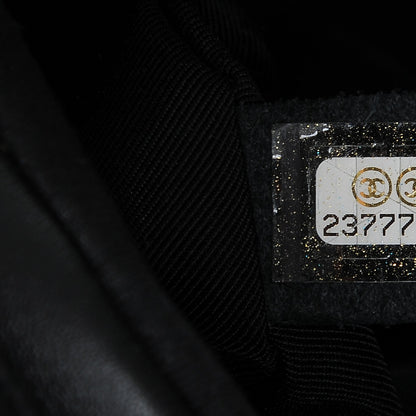Chanel Calfskin Chevron Quilted Small Urban Spirit Backpack Black 7 of 7