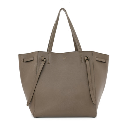 Celine Soft Grained Calfskin Small Belt Cabas Phantom Taupe 1 of 9