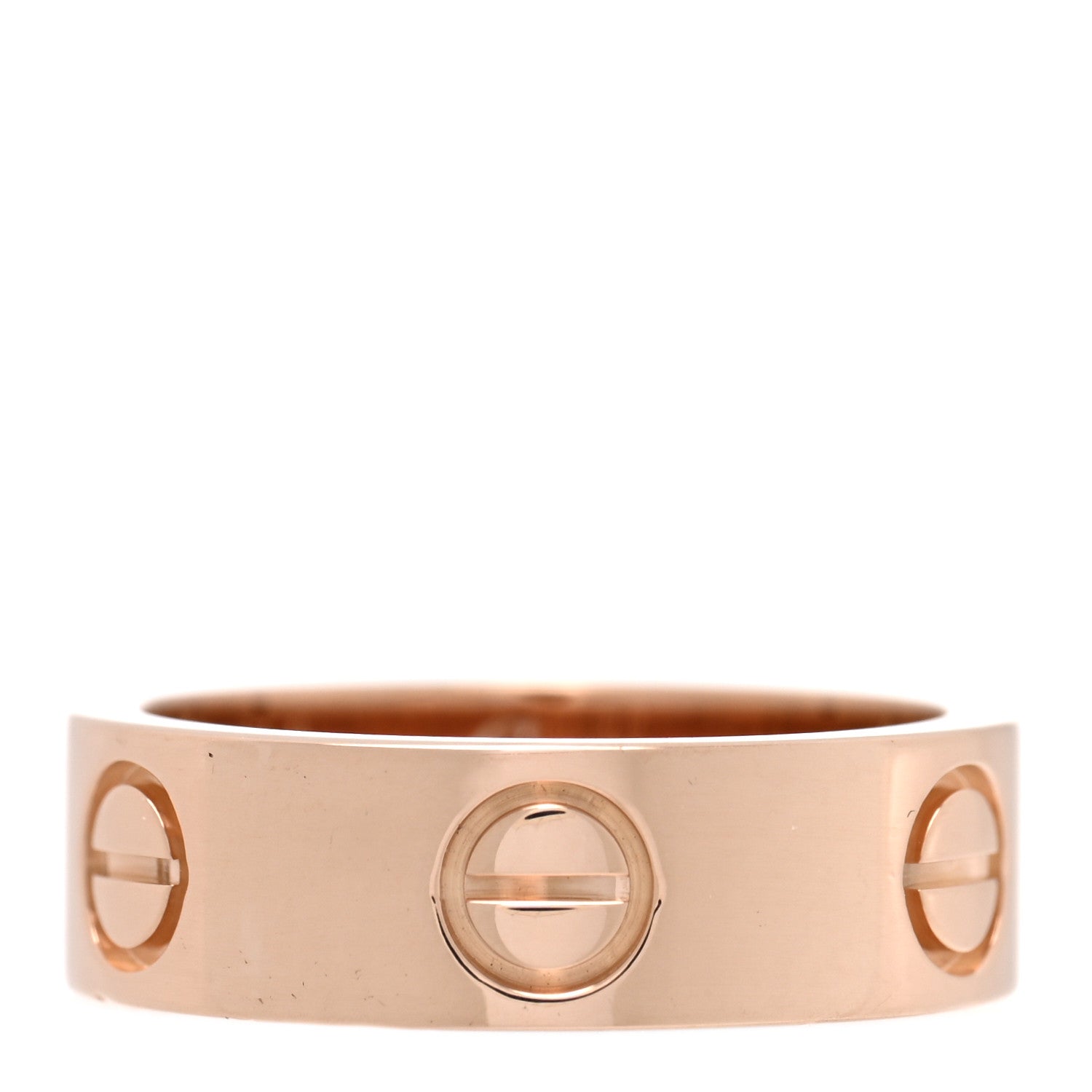 Cartier 18K Pink Gold 5.5mm LOVE Ring 49 4.75 1 of 4