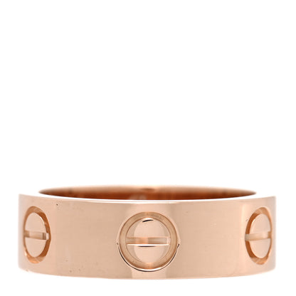 Cartier 18K Pink Gold 5.5mm LOVE Ring 49 4.75 1 of 4